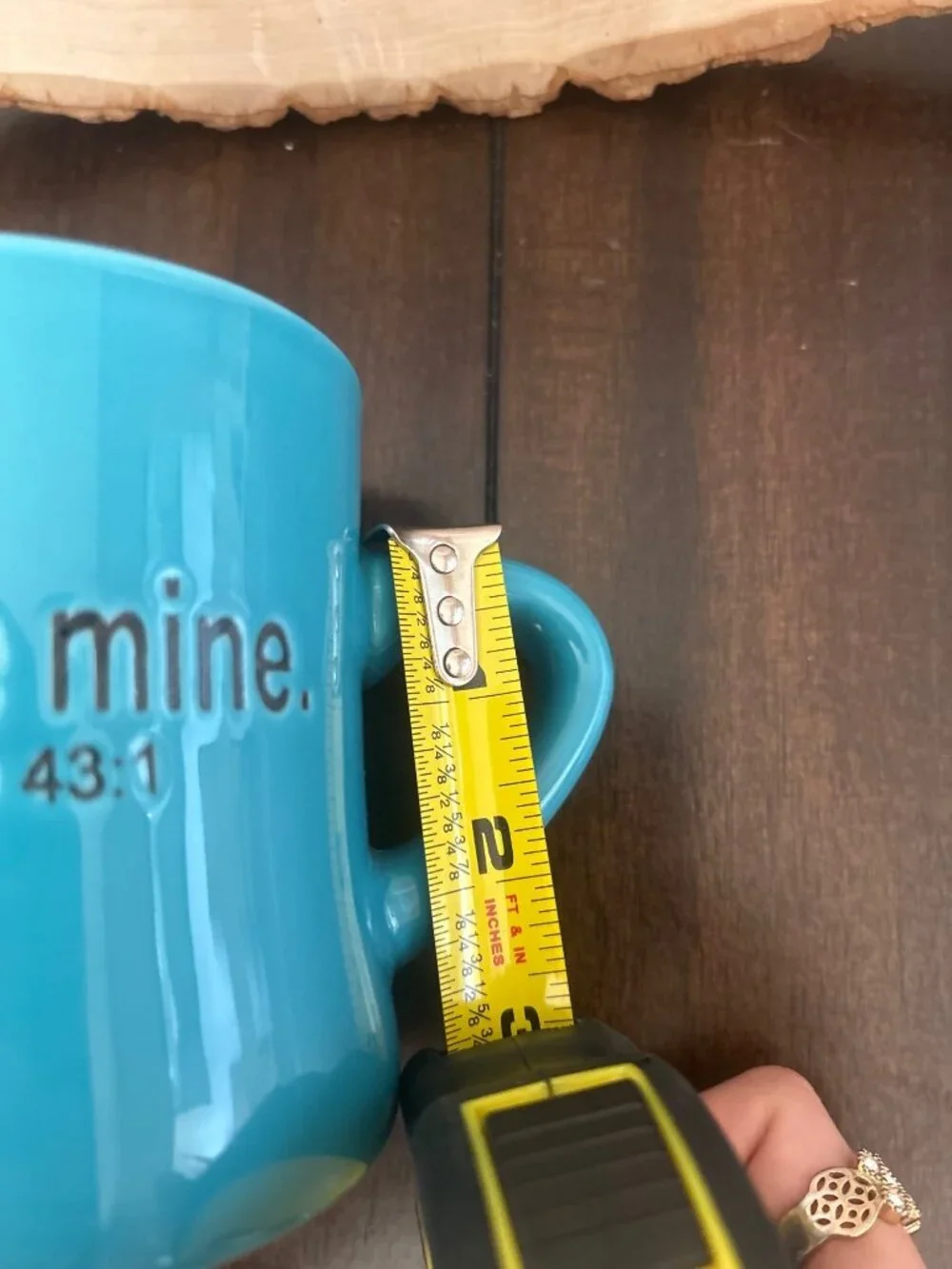 The Chosen TV Series Turquoise Ceramic Mug You Are Mine Isaiah 43:1 Scripture
